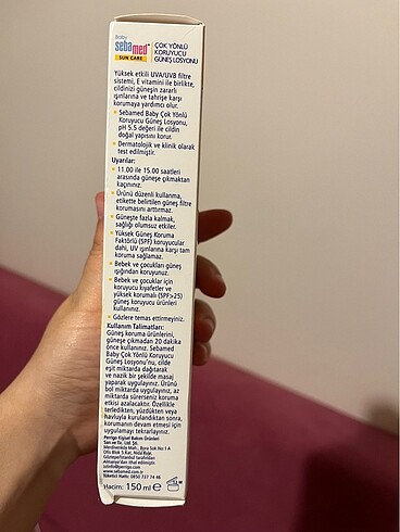 Sebamed Sebamed 50+ güneş kremi