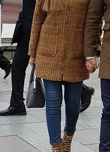 s Beden camel Renk Koton kaşe