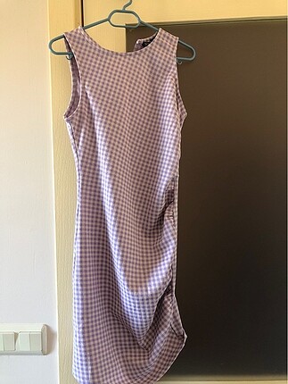 Zara pötikareli trend elbise