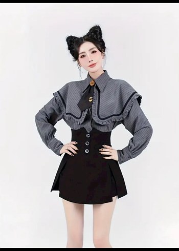 kawaii lolita ikili takım