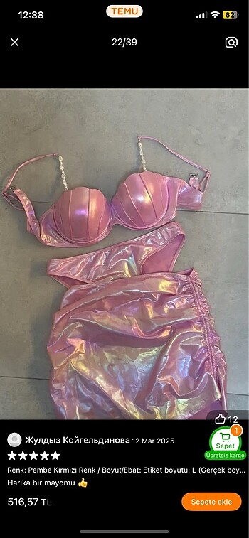 mermaid hologramlı bikini takımı