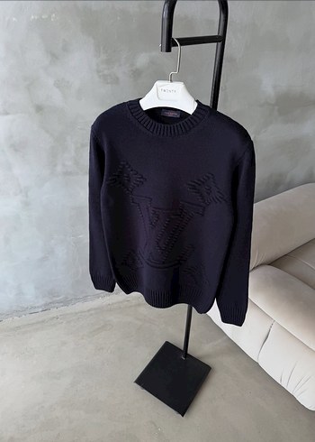 Louis Vuitton Siyah Triko Kadın Sweatshirt