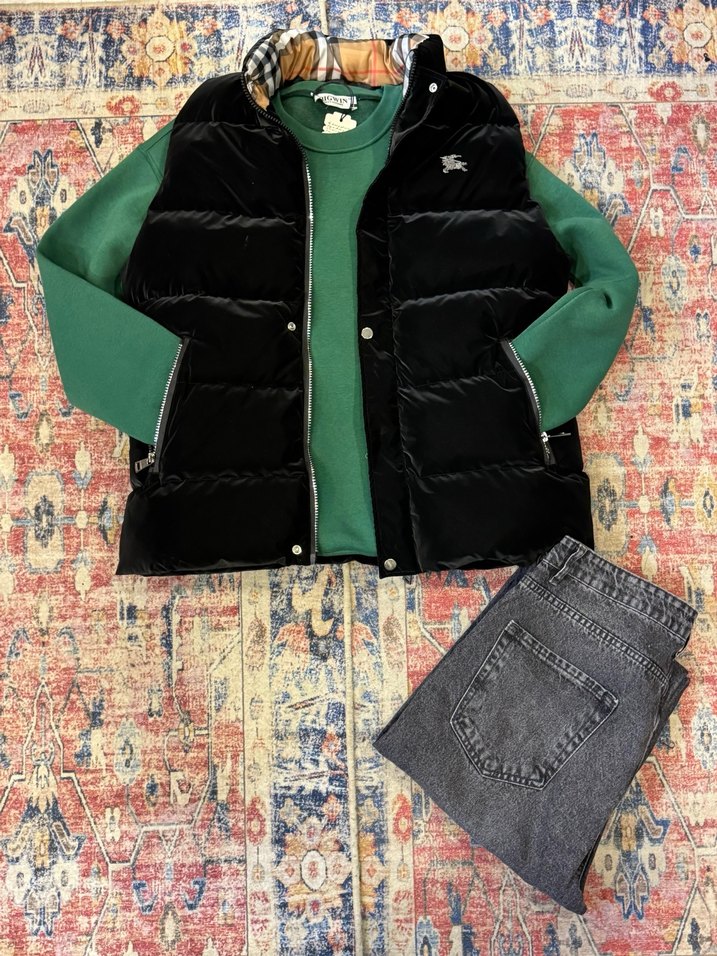 Burberry Premıum Lıgolu yelek Siyah - Görsel 2