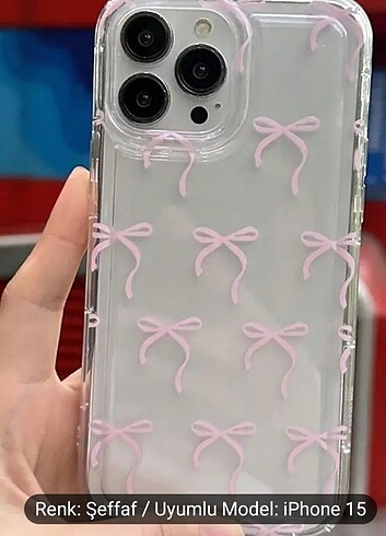 Kurdele temalı iphone 15 kılıf 