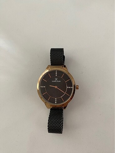 Daniel klein siyah rose gold saat