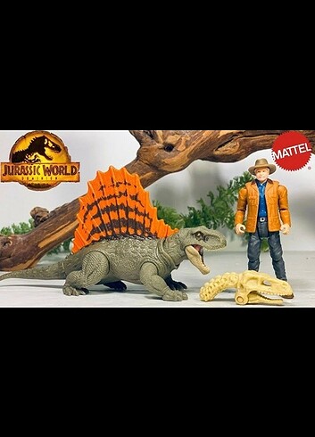 DR. Alan Grant & Dimetrodon Two Pack