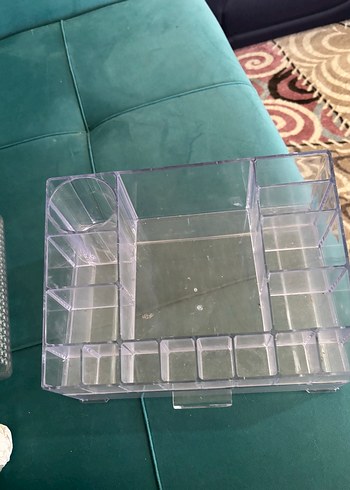 Diğer Bej Şeffaf Makyaj Organizer Kutusu