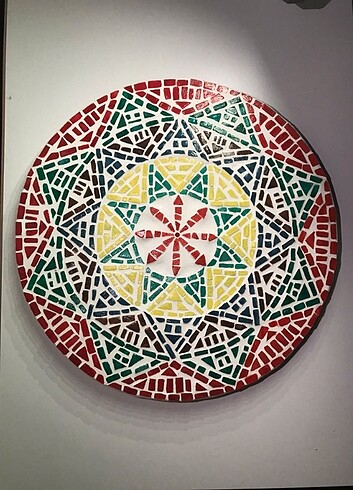 Sanatsal Seramik Mozaik Tablo - Ev Duvar Dekorasyonu MOSAİC ART 