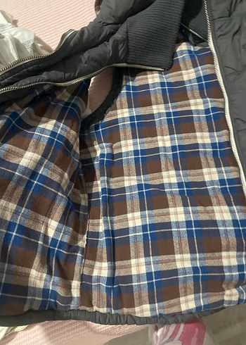 Gri Fermuarlı erkek Yelek - Görsel 2