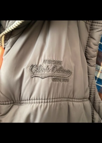 Gri Fermuarlı erkek Yelek - Görsel 3