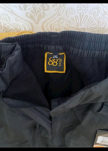 Erkek siyah Kayak Pantolonu Fermuarlı - Görsel 4