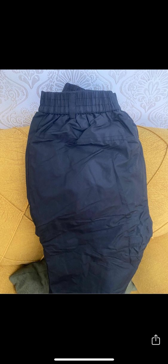 Erkek siyah Kayak Pantolonu Fermuarlı - Görsel 3