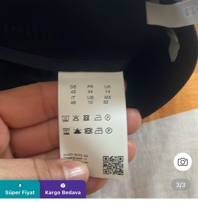 Siyah Kadın Midi Kumaş Pantolon - Görsel 2