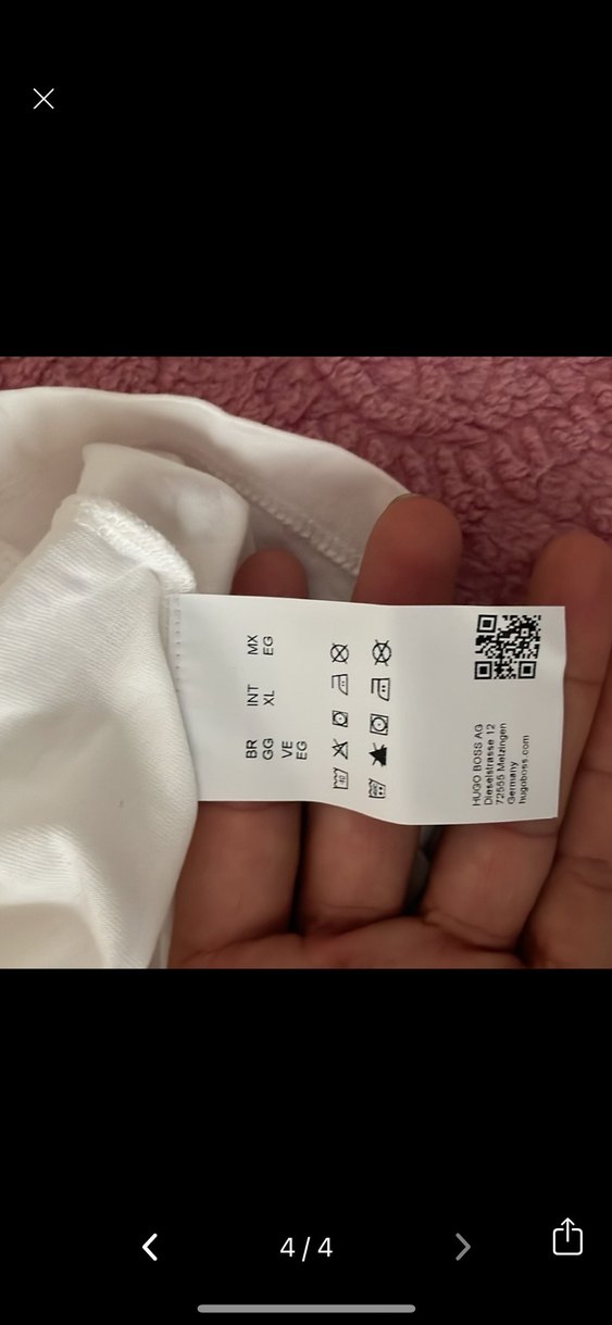 Beyaz BOSS tişört - Görsel 2