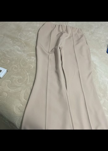 Puane Siyah Yüksek Bel Lastikli İspanyol Pantolon - Görsel 2