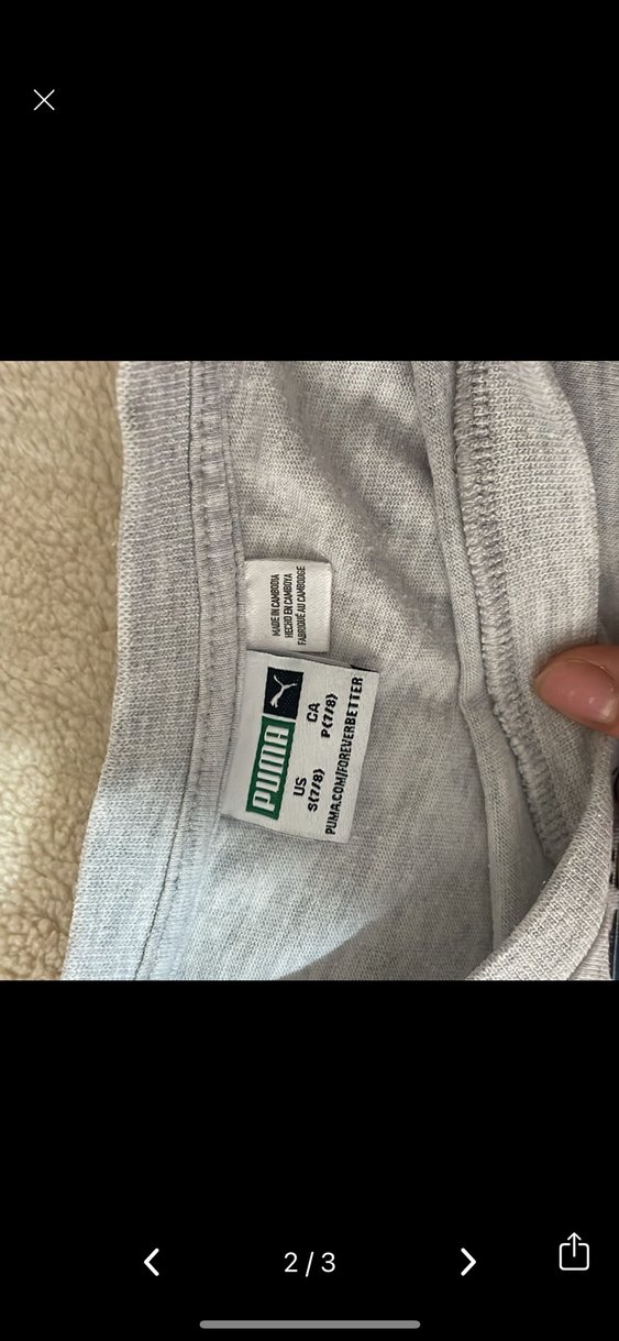 Gri Puma Baskılı Erkek Tişört - Görsel 2