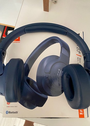 JBL Tune 720 Kablosuz Mavi Kulaklık - Görsel 4