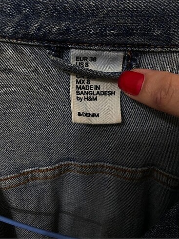 38 Beden Hm kot ceket
