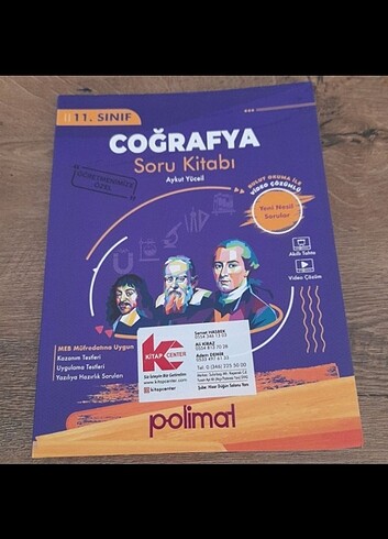 Polimat yayınları 11.sınıf. cografya soru bankası 