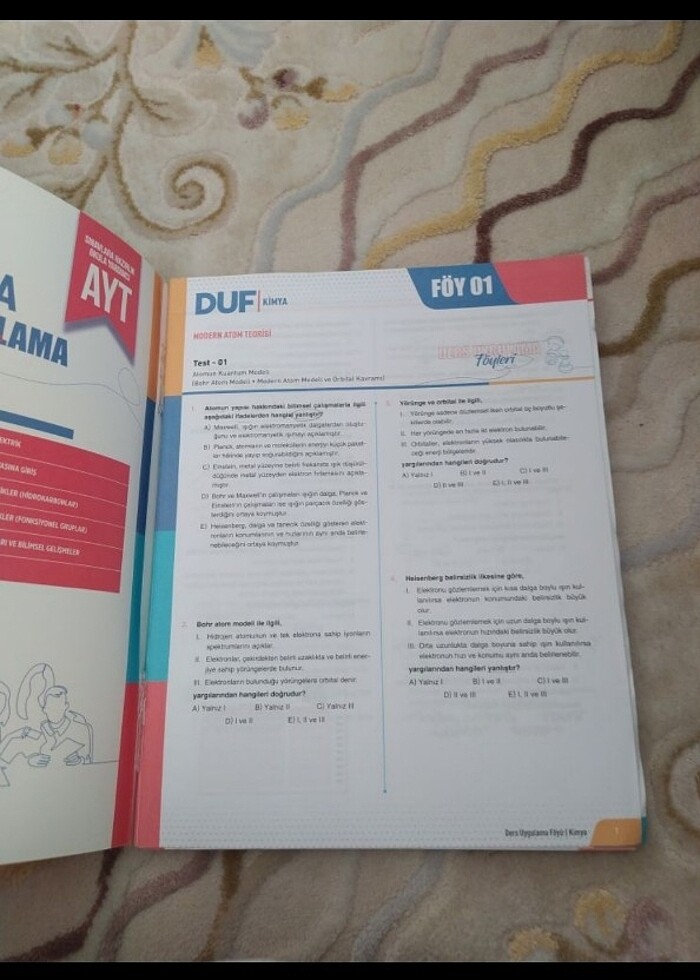 Ayt kimya soru Bankası  - Görsel 2