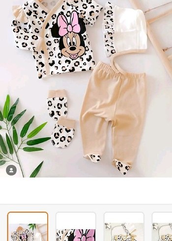 Nakışlı Kız Bebek Hastane Kıyafeti - Görsel 3