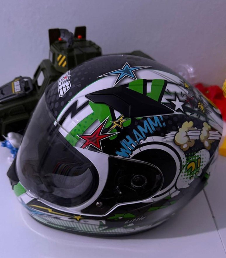 Çocuk Motor Kask - Görsel 2