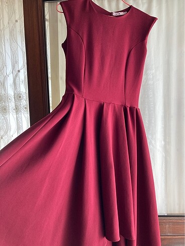Diğer Bordo elbise