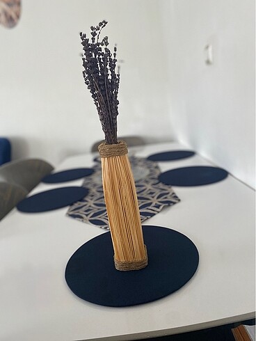 Lavanta çiçeği dekoratif saksı