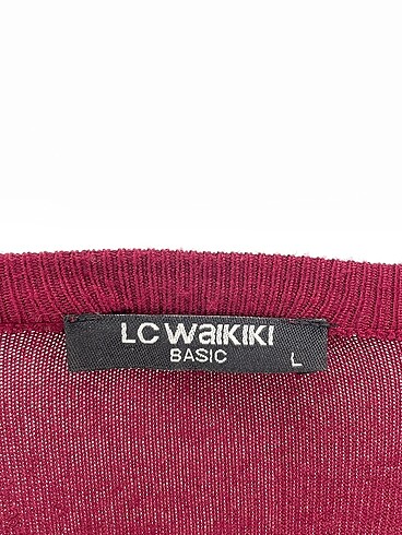 l Beden bordo Renk LC Waikiki Kazak / Triko %70 İndirimli.