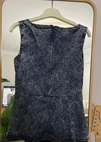 Siyah Kot V Yaka Kemerli Kadın Yelek - Görsel 4