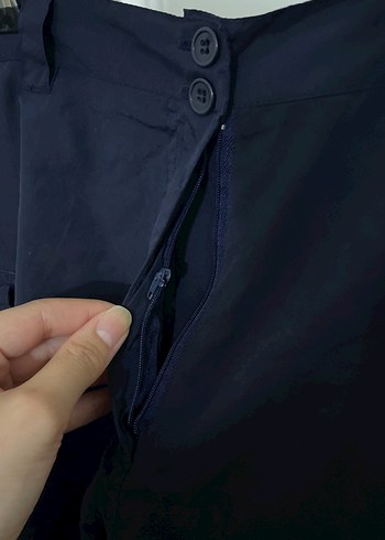 Lacivert Mini Şort - Görsel 3