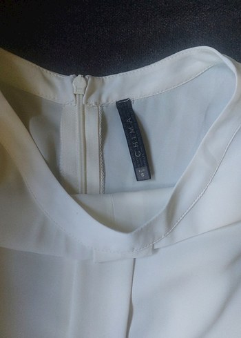 Chima Hiç Giyilmemiş Butter Yellow Ofis Elbisesi - Görsel 6