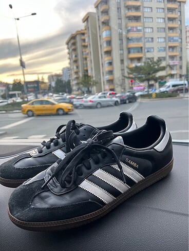 43 Beden adidas samba erkek siyah ayakkabı