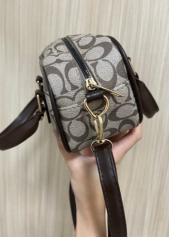 Kahverengi Deri Detaylı Kadın Çanta - Görsel 2