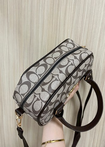 Kahverengi Deri Detaylı Kadın Çanta - Görsel 3