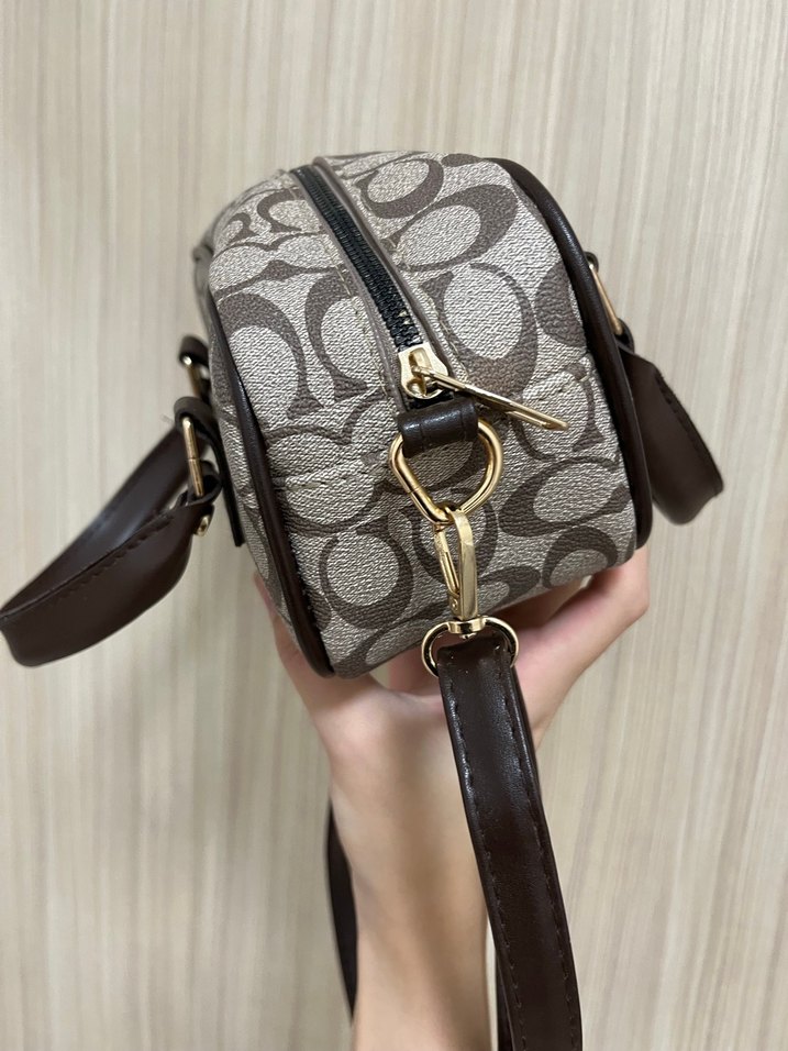 Kahverengi Deri Detaylı Kadın Çanta - Görsel 2