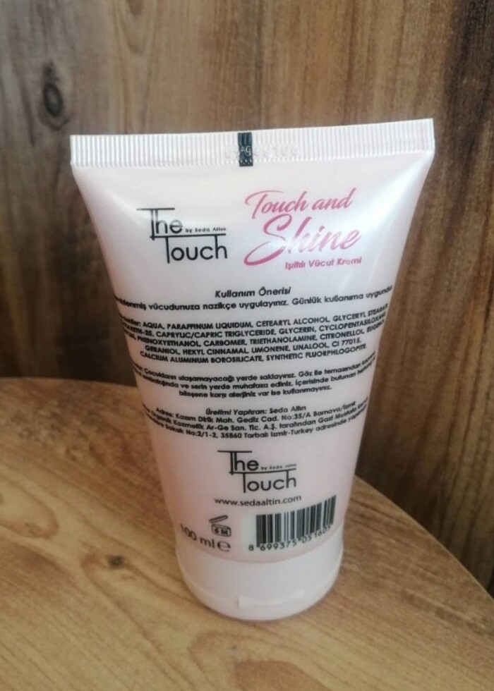 The Touch - Işıltılı Vücut Kremi  - Görsel 4