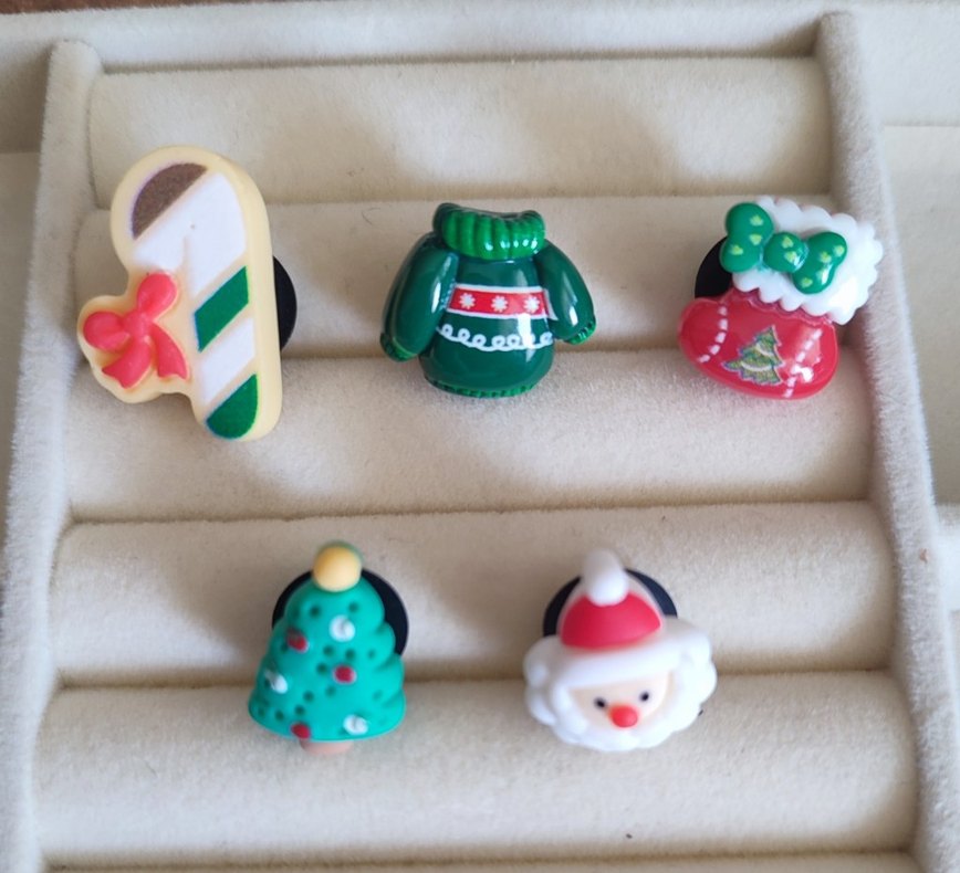 Crocks Renkli Yılbaşı Temalı terlik süsleri - Görsel 2