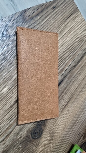 Diğer doğal keçe telefon kılıfı cüzdan