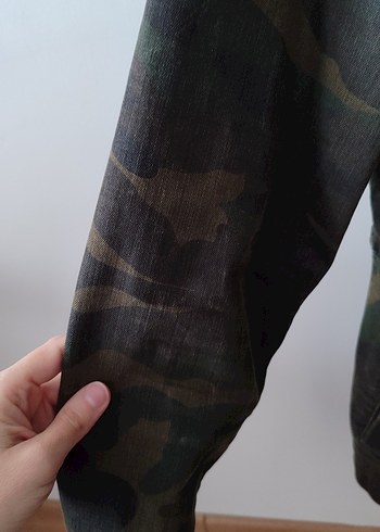 Kamuflaj Desenli eskitmeli erkek ceket - Görsel 3