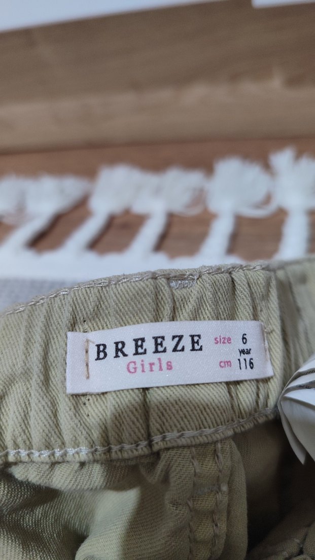 Breeze Kız Çocuk Bol Kesim Pantolon - Görsel 4