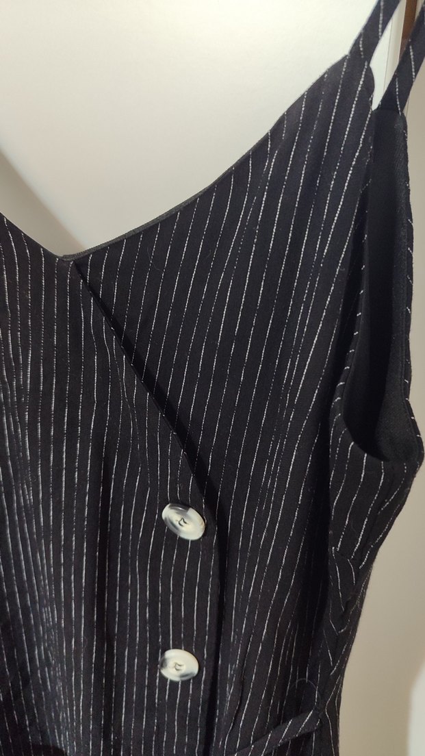 Kadın Siyah Askılı Elbise - Görsel 3