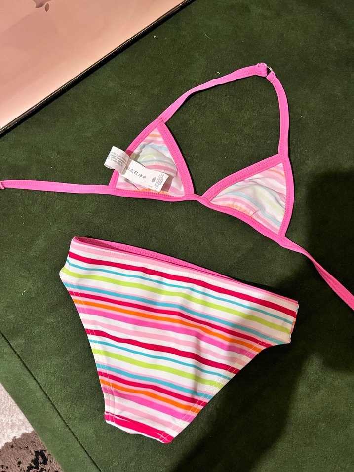 Renkli Bağlamalı Kız bebek Bikini - Görsel 2