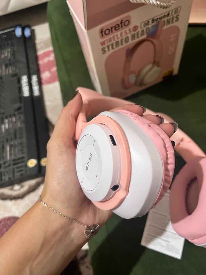 Kablosuz kulaküstü kulaklık - Görsel 4