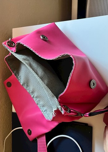 Pembe Kadın Omuz Çantası - Görsel 2