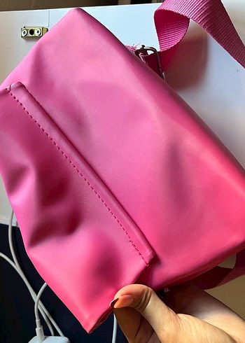 Pembe Kadın Omuz Çantası - Görsel 4