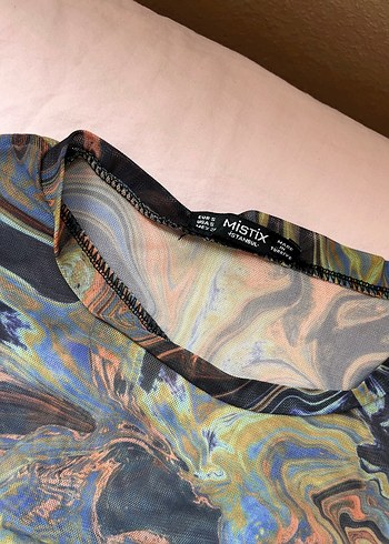 Drapeli  Midi Etek ve Uzun Kol Üst - Görsel 2