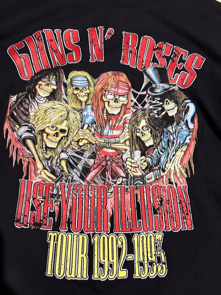 Guns&roses Baskılı Siyah tshirt - Görsel 2