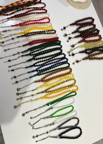 Renkli Erkek Tesbihler Bohem Tarz - Görsel 8