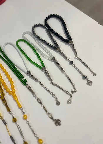 Renkli Erkek Tesbihler Bohem Tarz - Görsel 3